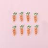 5pcs Reading Assistant Carrot Paper Clip Binder Clip Carrot Metal Bookmark Creative   School Supply