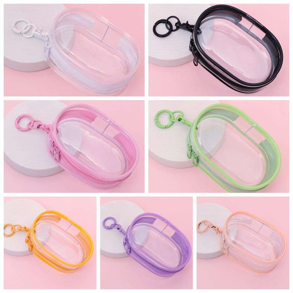 Прозрачная сумка для хранения кабеля данных с брелком для ключей, цифровая сумка для хранения, зарядное устройство для телефона