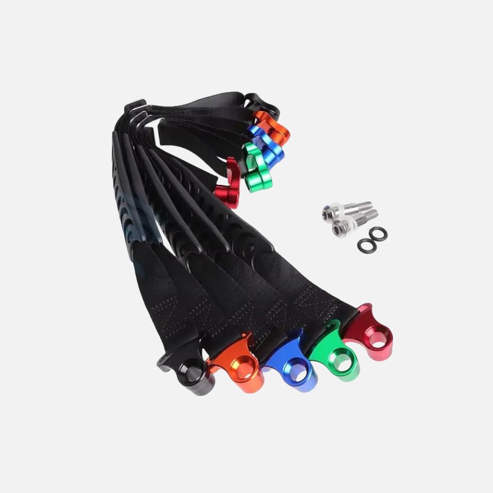 Universal Motorcycle Seat Rescue Belt C1 Trailer Strap for Off Road Endurance Bikes Honda Yamaha Kawasaki Suzuki Dirt Bikes
