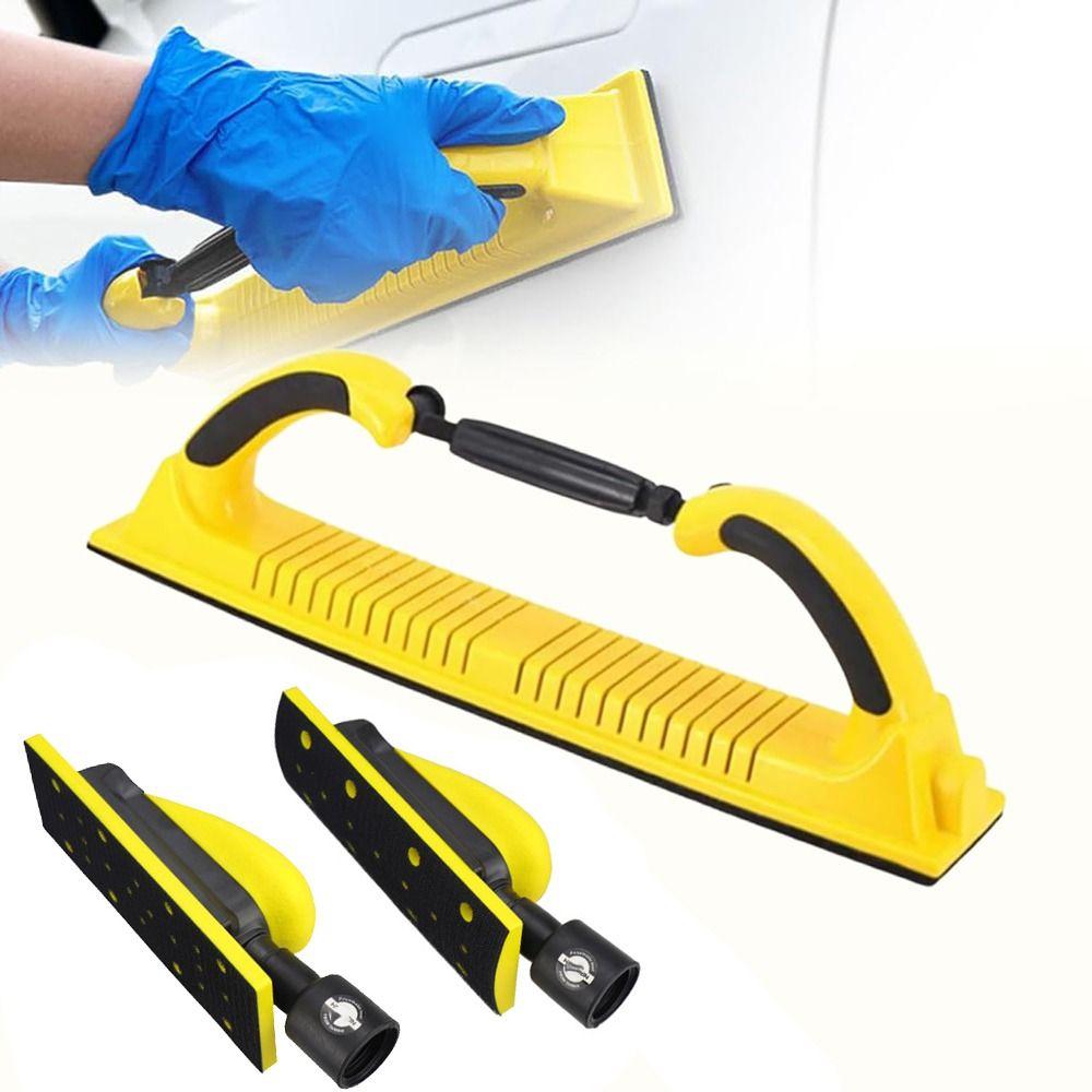 Sanding Blocks Hand Sanding File Block with Both Hook Dry Grinding Hand Push Board Auto