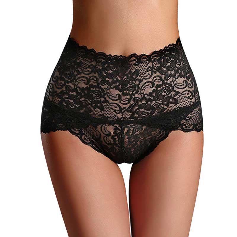 Women Lace High Waist Brief Panties Thong High Waist Knicker Underwear Sexy Lingerie Lace Panties
