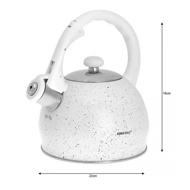 Czajnik Z Gwizdkiem 2L Kinghoff Kh-1404 Marble