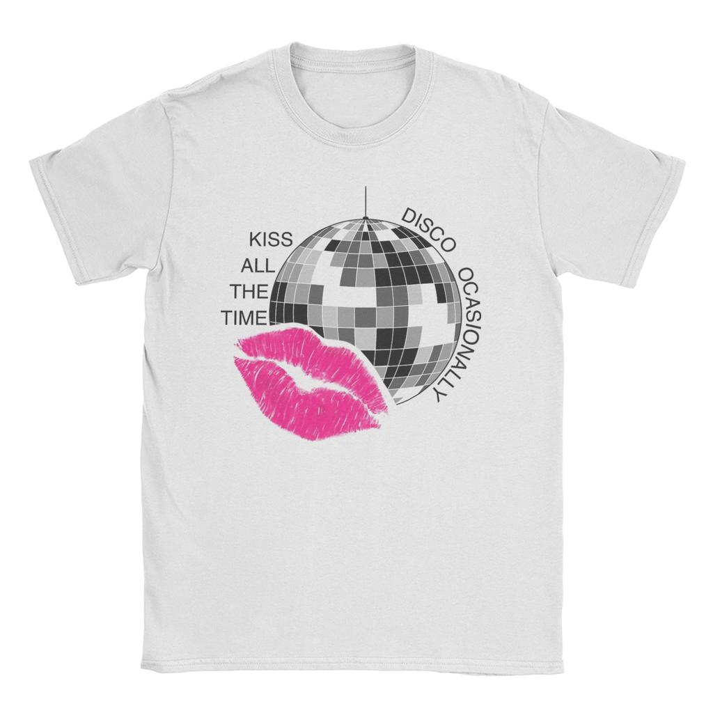 Kiss All The Time Harrys Tour TShirts Unisex Women Styles Hipster Pure Cotton Tee Shirt Crewneck Short Sleeve T Shirt 6XL Clothes