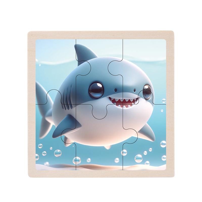 Деревянный развивающий пазл для малышей, 1-5 лет