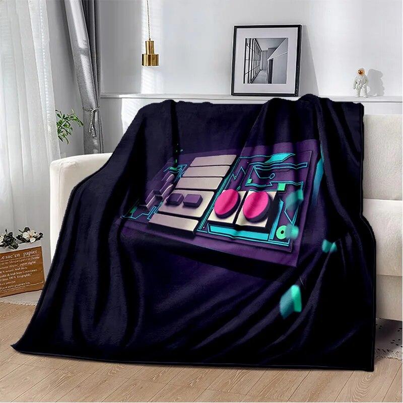 Одеяло для игровой консоли Game Boy GamePad в стиле ретро, ​​мягкое одеяло для дома, спальни, кровати, дивана, пикника, путешествия, офиса, одеяло, детское одеяло