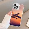 Крутой чехол для телефона с изображением самолета для iPhone 16 15 14 13 12 11 Pro Max X XR XSMAX 8 7 Plus Матовый противоударный задний чехол