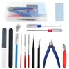 WMYCONGCONG Plastic Model Tool Tool Design Cutter Replacement Blades Thin Blade Precision with Storage Case Set, 15-Piece Beginner's Set, Modeler's (5