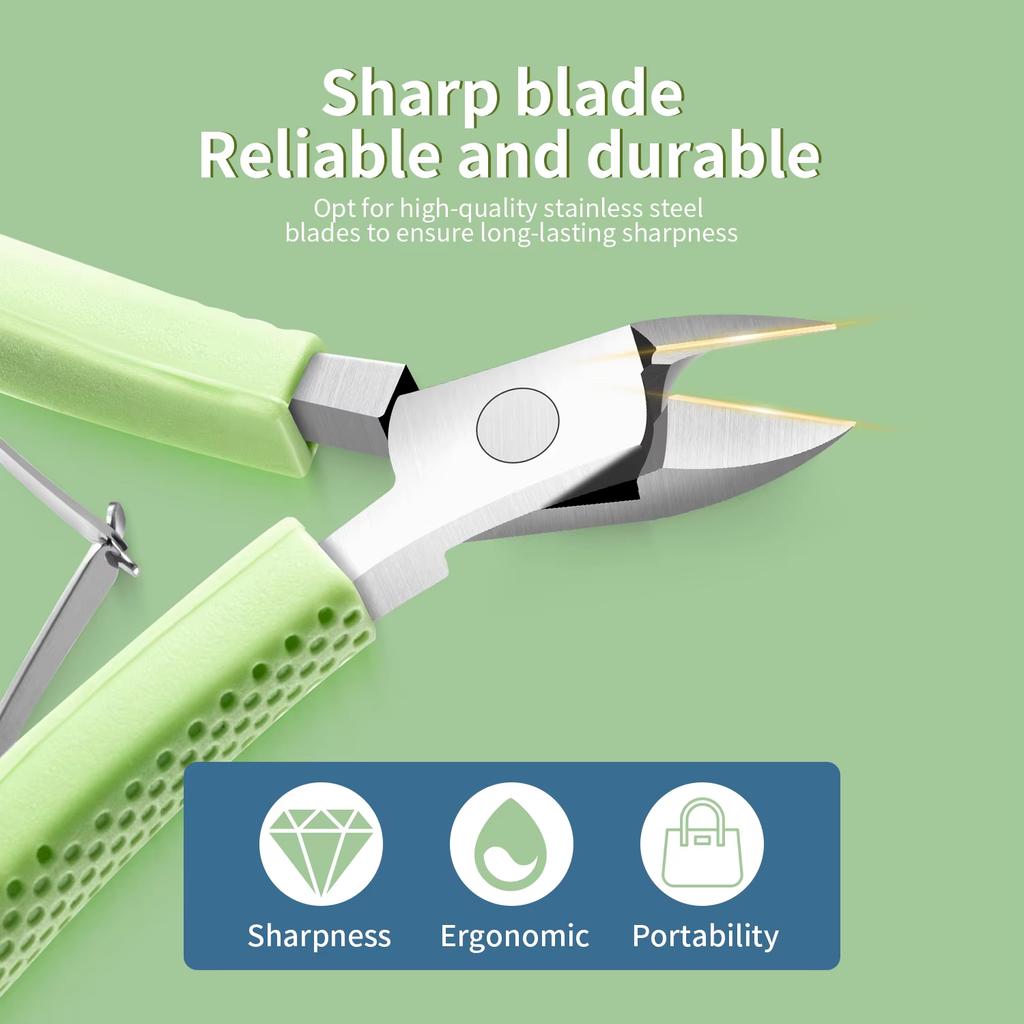 Новые ножницы для кутикулы, маникюрный ремувер, щипчики для удаления омертвевшей кожи, кусачки для кутикулы из нержавеющей стали, кусачки для ногтей, силиконовая ручка