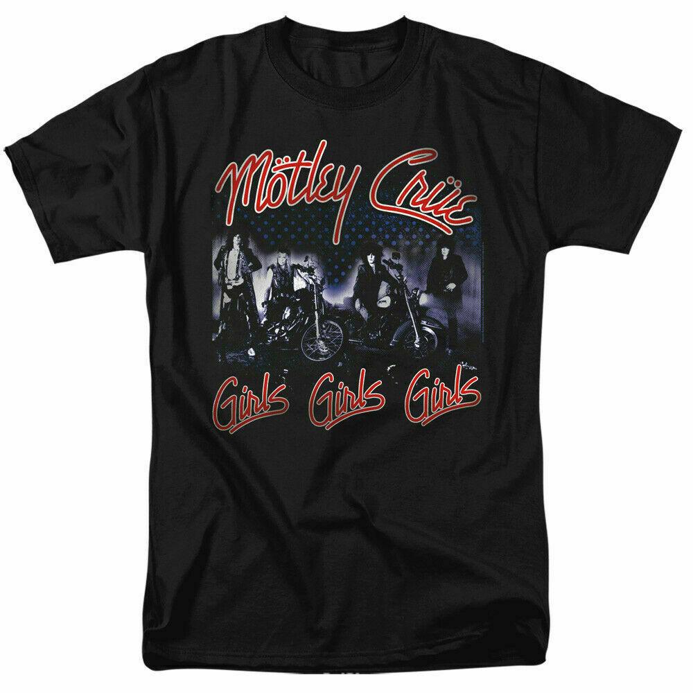 26 Девушек Motley Crue Футболка Лицензированный Рок-н-ролл Музыка Мерч Никки Сикс Черная Унисекс Футболка