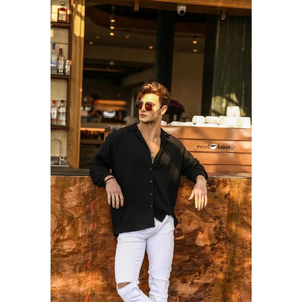 Текстурированная рубашка Aerobin Oversize унисекс