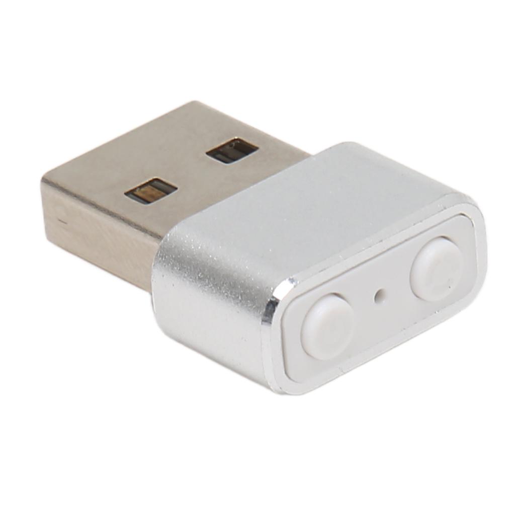 USB Mouse Mover Tiny Undetectable with Separate Mode On Off Buttons Supports 3 Tracks Plug and Play Keeps PC Laptop Awake