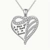Очаровательное нежное и элегантное модное ювелирное украшение на День благодарения, Рождество, День святого Валентина, памятный подарок, подарок на день рождения, кулон в форме сердца, модное ожерелье