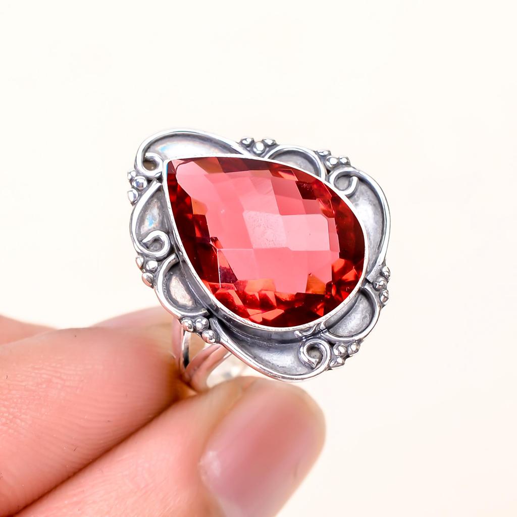 Tourmaline Gemstone Handmade 925 Solid Sterling Silver Ring Beautiful Ring For Birthday Gift