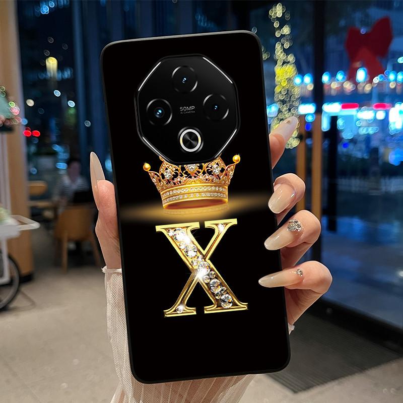 Ударопрочный Чехол Для Umidigi G100 Pro/G100 5G Мягкий Силикон Черный Корпус Модный Счастливая Буква Узор Корона Конфетный Чехол Для Пары