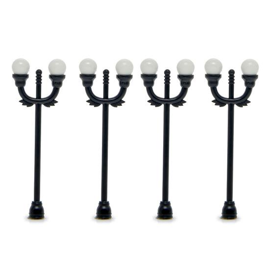 Простой дизайн, мини-кукольный домик, уличный фонарь, функция «сделай сам», садовый светильник кукольного домика из АБС-пластика