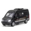 1/32 Benz MB Sprinter MPV Van Spint RV Alloy Car Model Diecasts Metal Toy Car Simulation Sound and Light Kids Toy Collectibles Gifts
