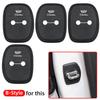 4 pieces Car Door Lock Protection Cover Sticker Accessories For Cadillac ATS BLS CTS EXT SLR SRX XT4 XTS XT6 Escalade Deville