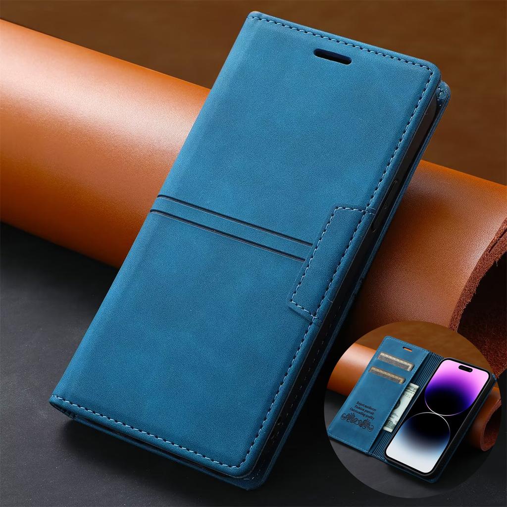 Кожаный чехол для телефона Samsung Galaxy A15 A25 A35 A55 A16 A36 A56 A14 A54 A34 A24 A13 A23 A33 A53 A05S A52 A32 A22 Чехол-книжка