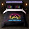 Linkin Park Print 3Pcs Bedding Set Duvet Cover With Two Pillowcases Soft Bed Linen For Household Bedroom