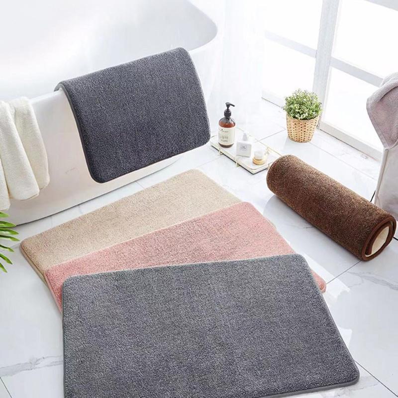 Xiaomi Super Absorbent Floor Mat Bathroom Mat Super Anti-Slip Coral Velvet Bathroom Floor Mat Door Mat Living Room Bedroom