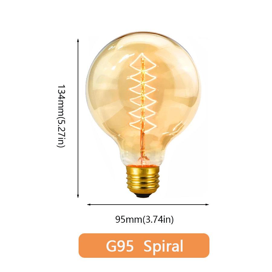Reteo Edison Light Bulb 220V 110V E27/E26 A19 ST64 40W Vintage Filament Light Bulb Edison Lamp For Home Vintage Edison Lamp