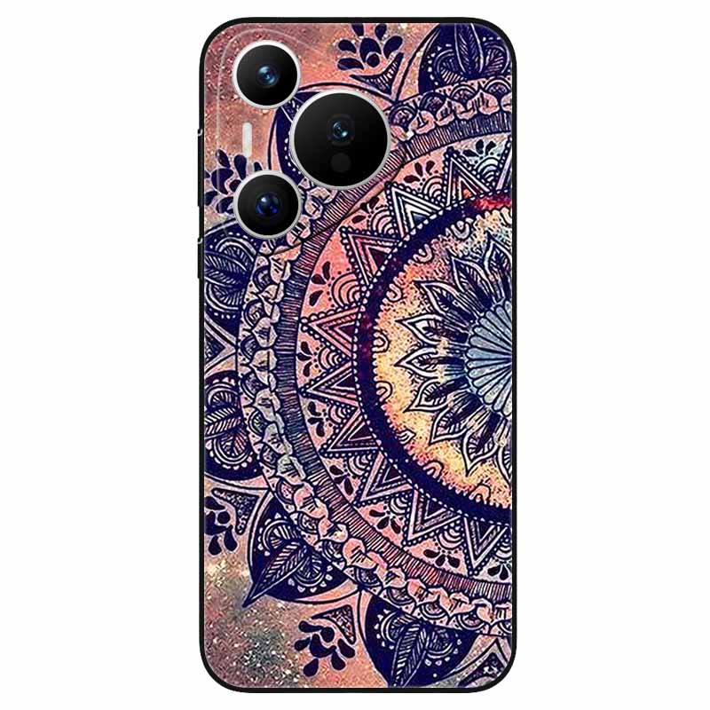Чехол для Huawei Pura 70 / Pura70 Pro Мягкий Силикон Модный Мраморный Ударопрочный Чехол для Huawei Pura 70 Ultra P 70 Pro+ TPU Чехол