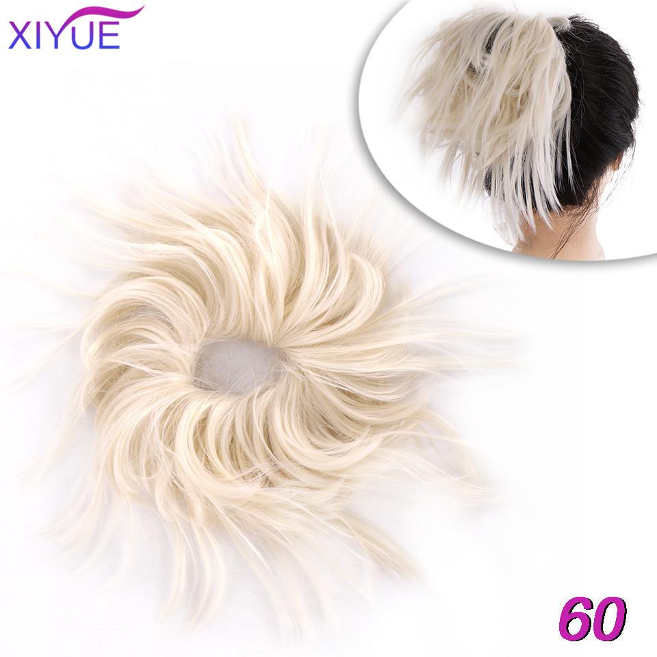 Синтетический шиньон, грязная резинка для волос, резинка для волос, пучок, вьющаяся прическа, шиньон, высокотемпературная накладная резинка для волос, пончик, накидка, хвостик