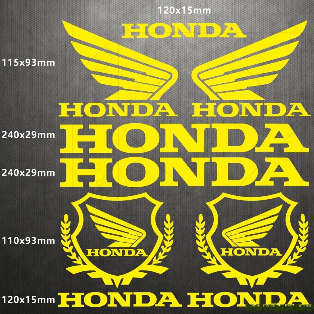 pzsh2 For Honda Motorcycle Sticker Decal Tank Logo Waterproof