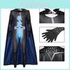 Halloween Cosplay Megamind Jumpsuit Cloak Set Performance Costume Adult For