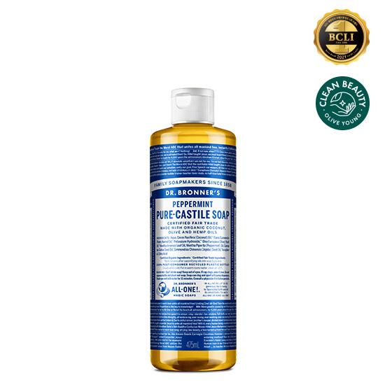 Dr. Bronner's Чистое кастильское мыло 475 мл 10 видов, выберите 1
