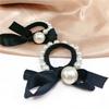 Fashion Woman Big Pearl Hair Ties Korean Style Hairband Scrunchies Girls Ponytail Holders Rubber Band Hair Accessories