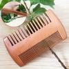 Wooden Comb Natural Peach Wood Super Narrow Tooth Wood Combs No Static Lice Beard Scraping Comb Hair Styling Tool