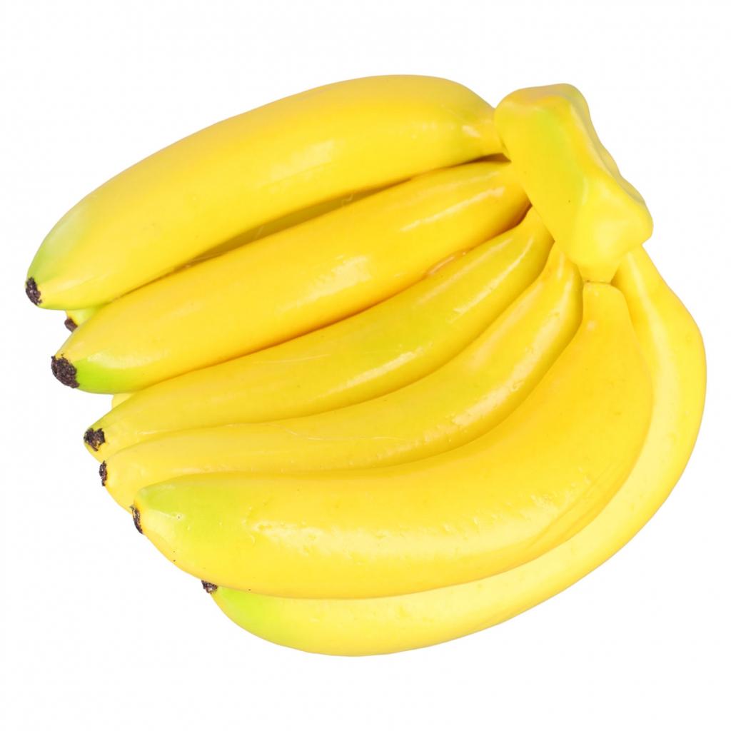1 X Artificial Bunch Of Banana Fake Fruit Plastic,Decor Props DIY Craft Toy