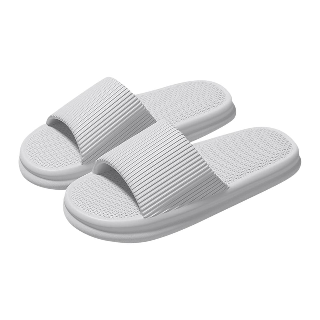 Womens Mens Couple Summer Thick Soled Non Slip Indoor And Outdoor One-piece Slippers