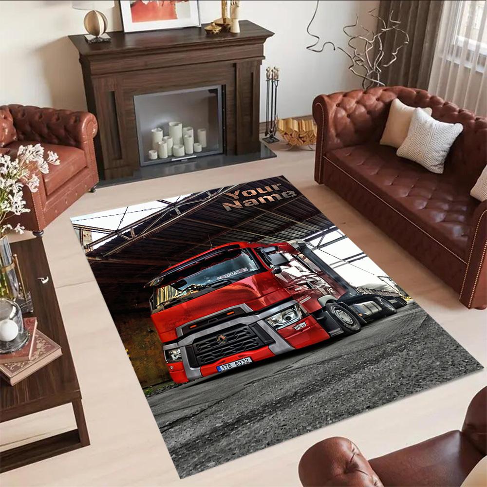 Renault Customize Your Name Floor Mat Suitable For Decorate Room Playrooms Game Room Balcony Antislip Carpet Anime Office Decor Spiritual Gift