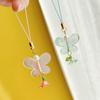 Большая бабочка свежая цепочка для телефона Convallaria ремешок для мобильного телефона брелок для мобильного телефона ювелирный подарок