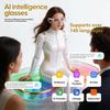 Smart AI Bluetooth Sunglasses: Real-time Translation in 100+ Languages, Music & Calls