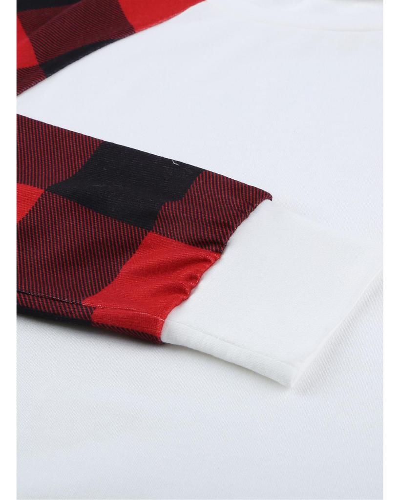 Azura Exchange Толстовка с длинными рукавами в клетку Buffalo