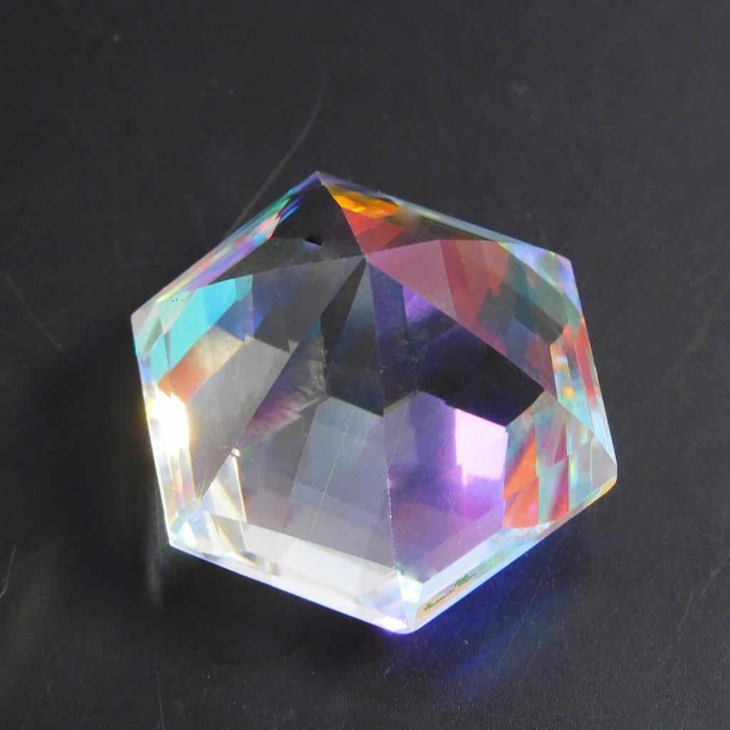 Lab-Created Rainbow Topaz Loose Gemstone 65.40 ct Mystic Fancy Cut for Jewelry Making and Crafts
