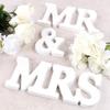 Mr & Mrs Sign for Wedding Table, White Wooden Mr and Mrs Signs for Sweetheart Table Photo Props Wedding Decorations for Anniversary Home Wall