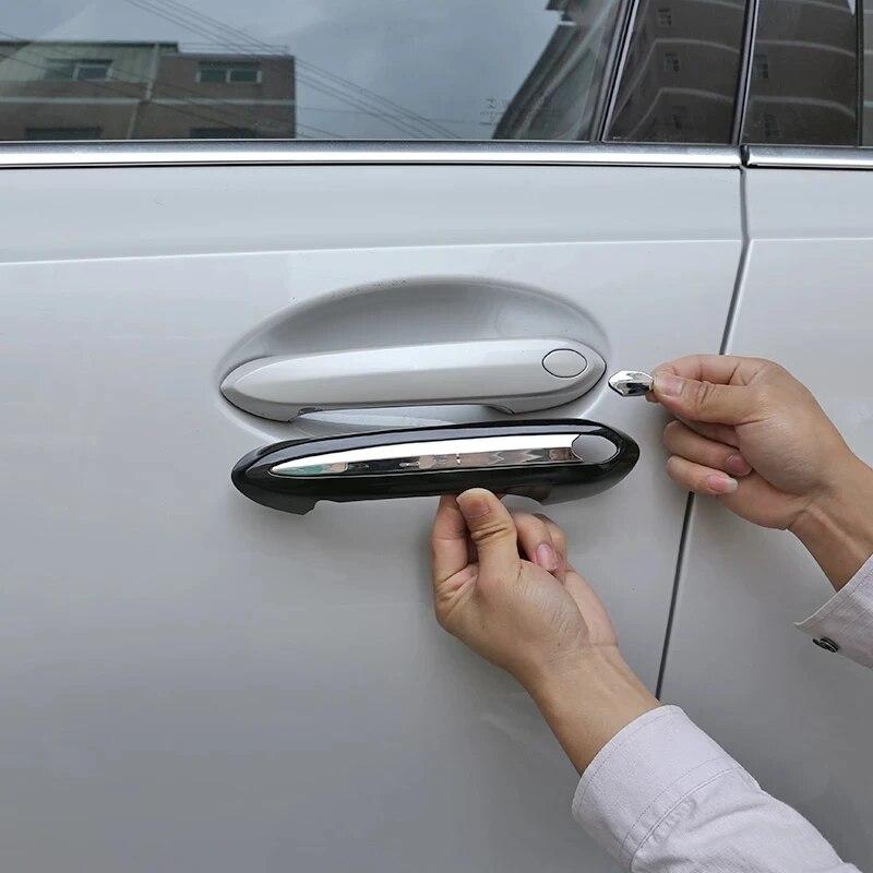 Для BMW 3 5 серии 6 GT X3 X4 X5 X6 X7 G20 G30 G01 G02 G05 G06 автомобильная внешняя дверная ручка крышка дверная чаша защитные чехлы наклейка