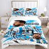 Argentina Football Dream Big Print 3Pcs Bedding Setduvet Cover With 2 Bedropillowcase Home Birthday Gift