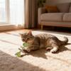 Cat Toys Silvervine Catnip Fish Bone Chew Stick Simulation Fish Teeth Cleaning Stick Catnip Ball Teaser Wand
