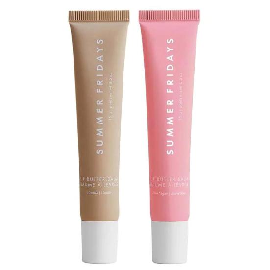 Летний бальзам для губ - Веганский, увлажняющий и с оттенком для мягких блестящих губ