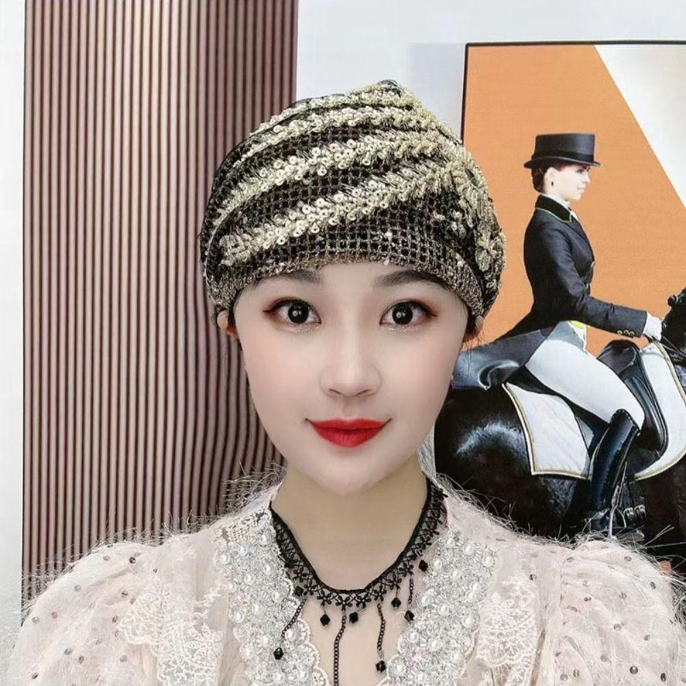 Cotton Muslim Headpiece Soild Color Turban Fashion Muslim Headscarf Cap Women