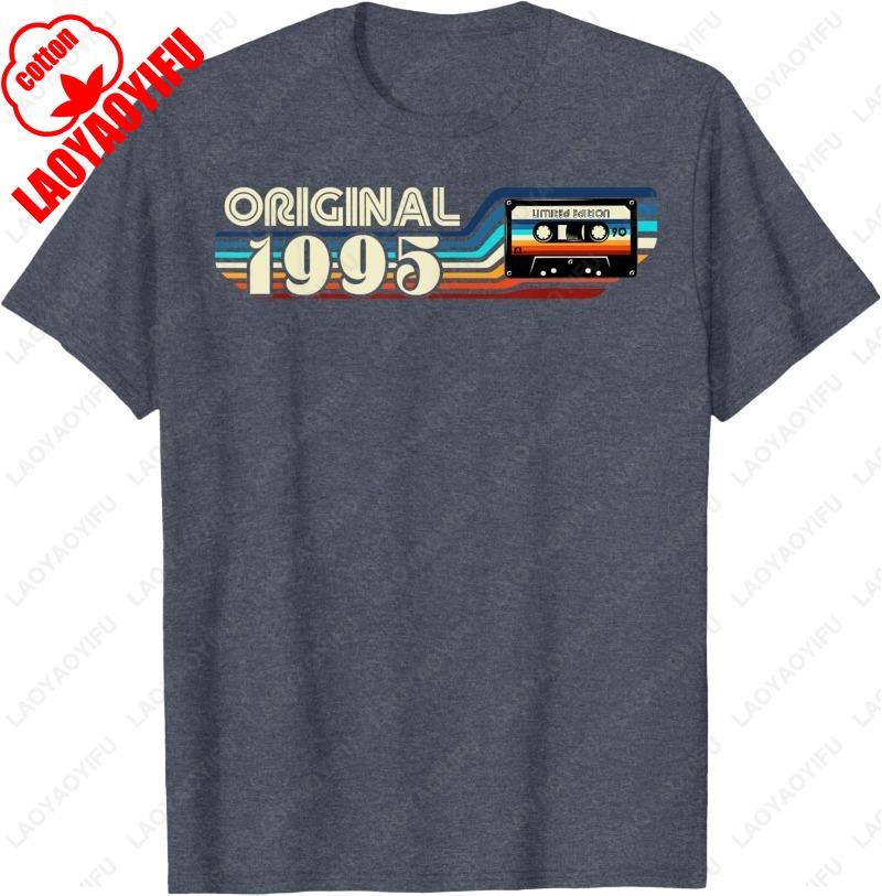 ORIGINAL 1995 30th Birthday Retro Vintage Men Women Gift TShirt Classics Funny Streetwear Comfortable Cotton Graphic Camisetas