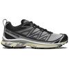 SALOMON XT-6 Retro Trendy Mesh Slip-Resistant Durable Lightweight Low-Top Running Shoes Unisex Sneaker Alloy-Gray 416722