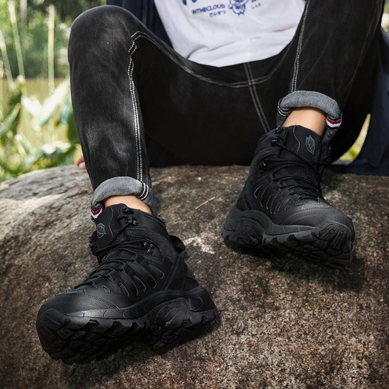 Мужские уличные военные ботинки большого размера, тренировочная походная обувь