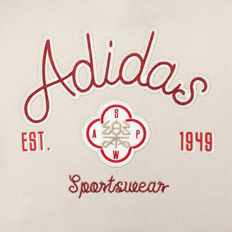 adidas Спортивный пуловер с капюшоном в полоску с длинным рукавом для женщин sweatshirt KH2696
