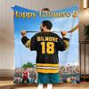 classic movie Happy Gilmore Throw Soft Coral Fleece Blanket 310gsm Fluffy Warm Throw for Sofa Bed Couch Bedroom Decor
